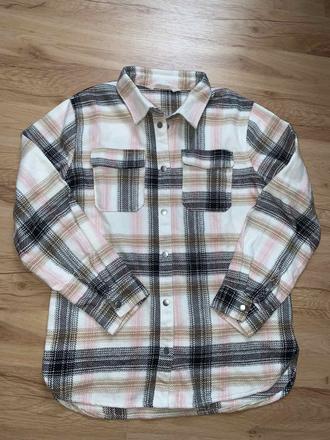 Flanelova vrchná košeľa, h&m,146