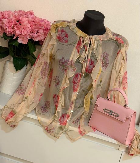 Romantická volánová blúzka zara, zara,s