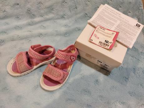 Sandálky, cupcake,23