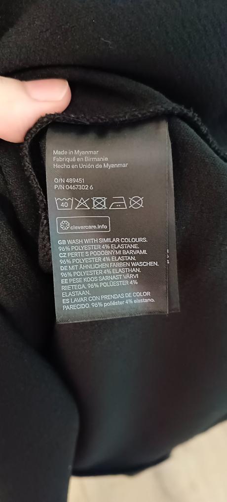 Cierne minisaty h&m vel m, h&m,m