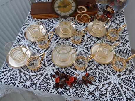 Simax-bohémia heat-coffé set sklo- na kávičku, 