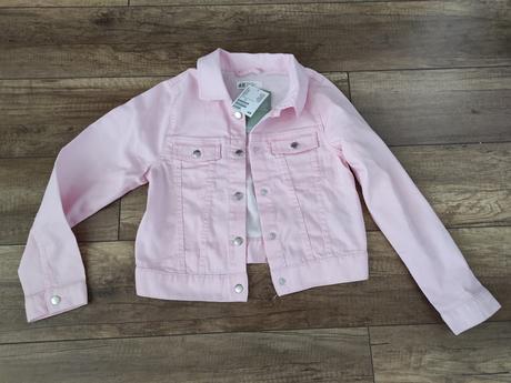 Riflová bunda, h&m,134