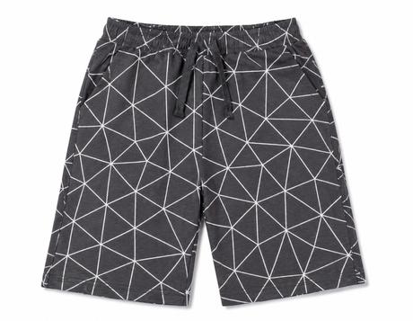 Chlapčenské bavlnené kraťasy s geometrickou potlač, 128 / 134