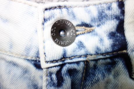 Rifľové šortky s krajkou 12-13, denim co,158