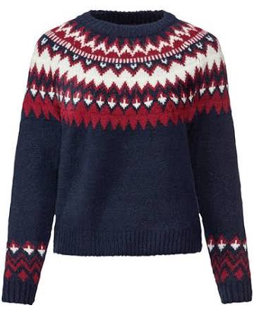 Nadherny pulover norsky vzor teplucky m, esmara,m