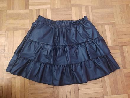 Dievčenská koženková sukňa, 158