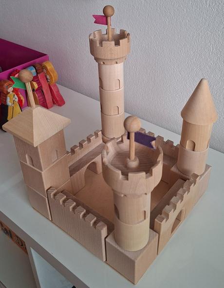 Stavebnica drevený hrad top stav,