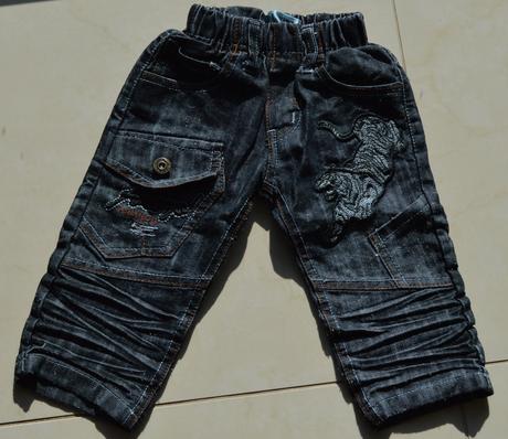 Riflové nohavice velk. 74, 74