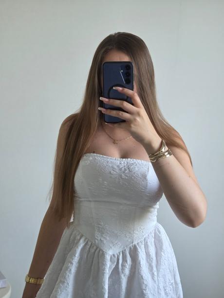 Biele šaty s, s