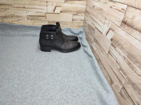 Rieker 36 - dámske čierne kožené topánky, rieker,36