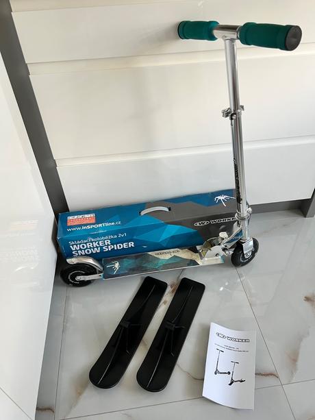 Kolobežka worker snow spider pro 2v1,