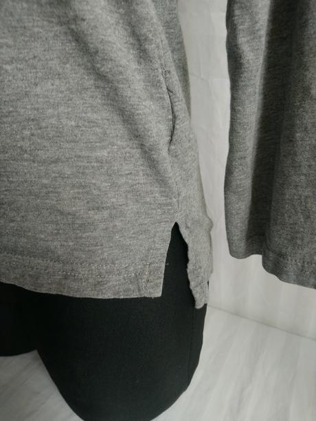 Dámsky tmavo sivý top s motívom, jean pascale, s