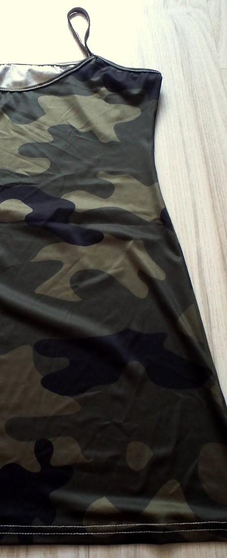 Army maskáčové zelené minišaty/tunika, v. m/l/xl, s