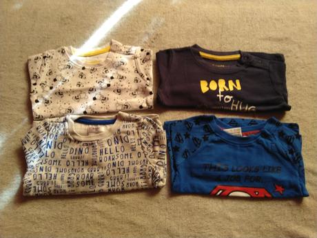 Nové alebo len oprane chlapčenske oblečenia 74-80, 68–80