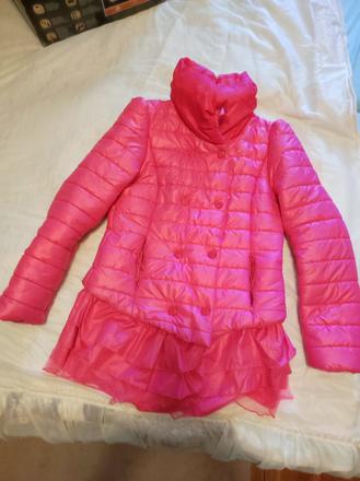 Prechodná bunda s volánom, m