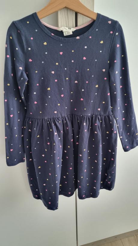 Saty so srdieckami bavlnene, h&m,122