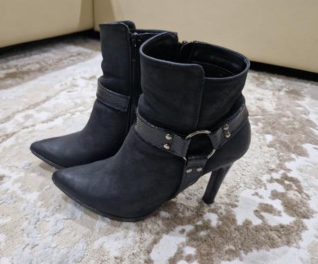 Kožené členkové čižmičky, gino rossi,36