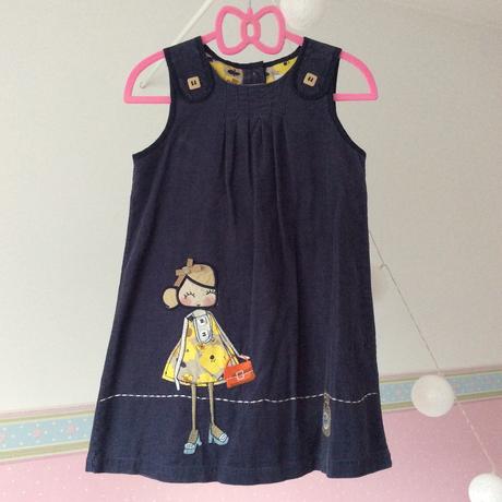 Menčestrové šatky s dievčatkom next + pančušky, next,104