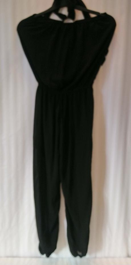 Dámsky čierny tenký overal, magnifigue, m