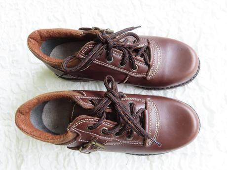 Chlapčenské kožené topánky na jar, veľ.35, 35