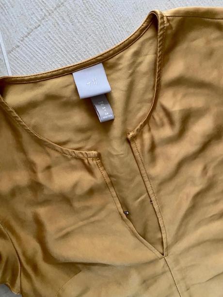 Dlhé šaty zo saténu, h&m,xs