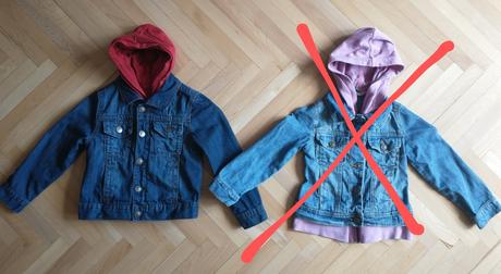 Riflova bundicka, dvojity vzhlad, benetton,104