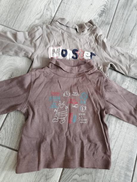 Roláky - 6 mesiacov - zapínanie pri krku, 74