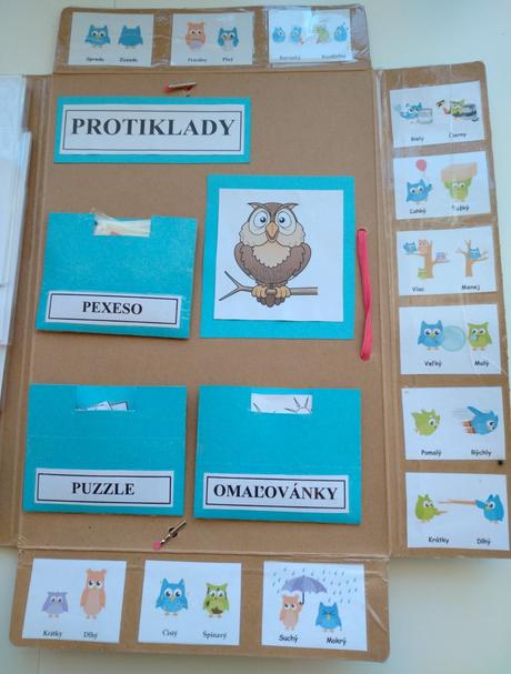 Lapbook protiklady,