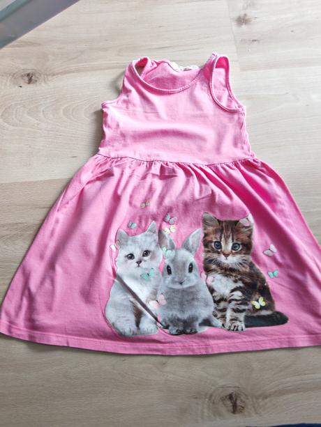 Detske saty h&m 110/116 len 1 x oblecene, h&m,116