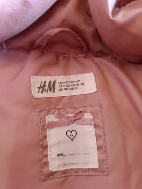Zimná bunda hm 140, h&m,140