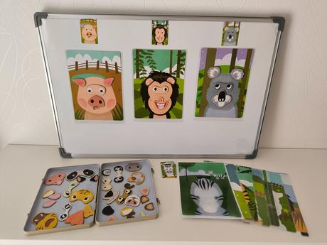 Magnetické zvieratá podľa predlohy,