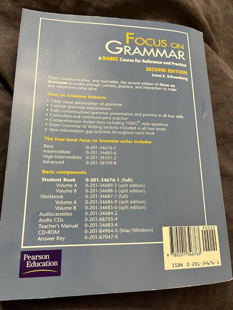 Focus on grammar,