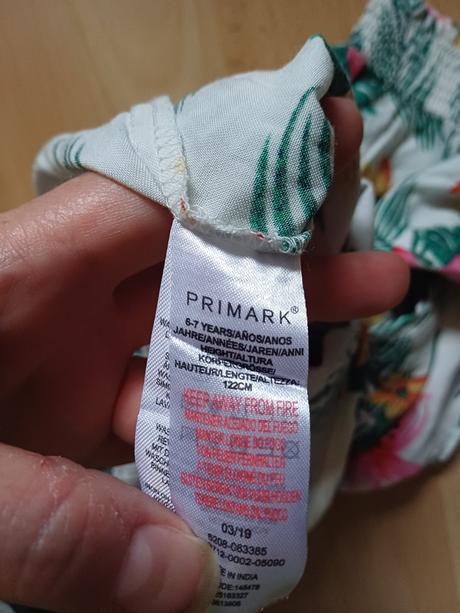 Viskózový letný overal, primark,122