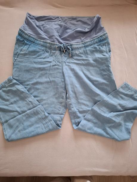 Tehotenské nohavice, h&m,l