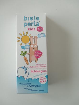 Zubná pasta biela perla, 