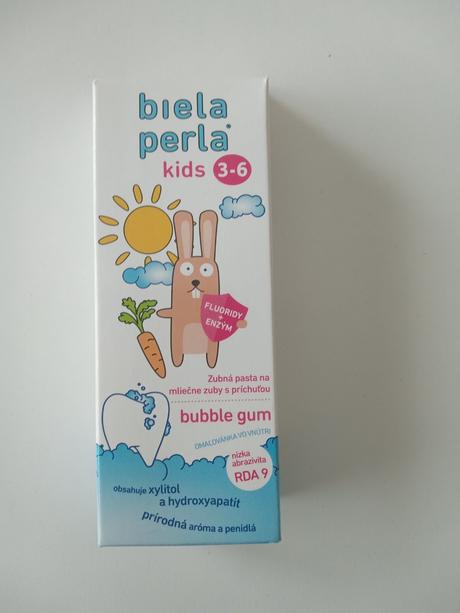 Zubná pasta biela perla,