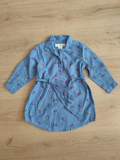 Košeľové šaty, h&m,98
