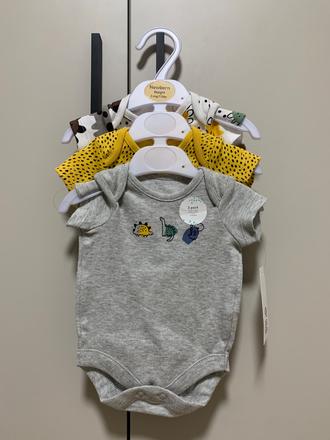 Set 3ks body s krátkym rukávom, f&f,50