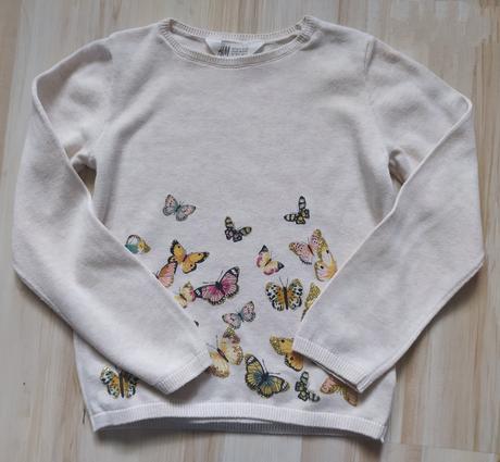 Dievčenský pulóver č.110-116, h&m,110