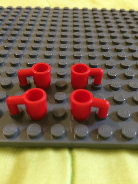 Lego friends cerveny poharik, 