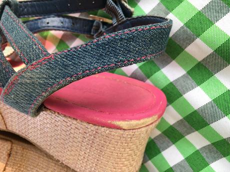 Dievčenské sandálky na opätku, graceland,34