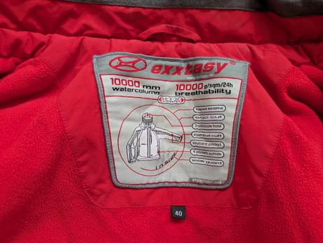 Bunda na lyžovanie, 40