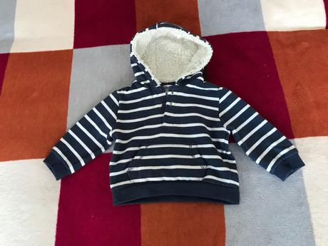 Mikinka zateplená zn. f&f - č. 80 ( 9-12 m), f&f,80