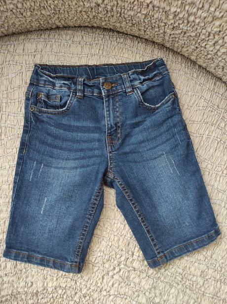 Predám chlapč. krátke riflové nohavice veľk. 116, pepco,116