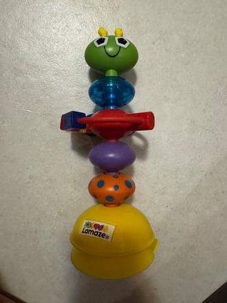 Didaktická hračka lamaze ohybný červík,