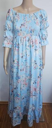Maxi šaty s kvetmi, 