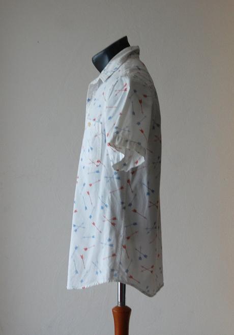 Pánska košeľa topman s potlačou šípov, m