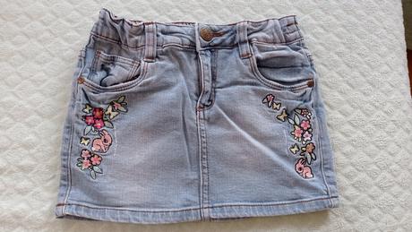 Vysivana riflova sukňa, kiki&koko,122