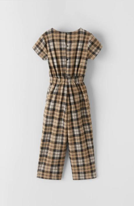 Krásny kockovaný overal značky zara,nový s visačko, zara,152