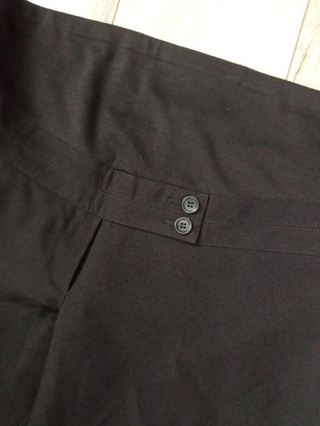 Tehotenské nohavice čierne elegantné (42), e-vie,xl